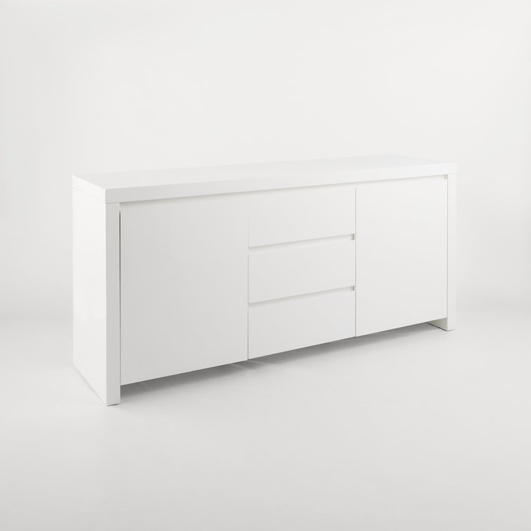 Dwell white gloss sideboard discount
